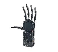 CAYUND Robot robot bionico 5DOF, mano sinistra/destra, manipolatore 5 dita movimento indipendente robot fai da te (mano sinistra)