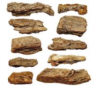 Cayway 10 Pz Corteccia di Albero in Miniatura, Modello Scenario Roccia, Giardino in Miniatura Decorazioni per Il Materiale da Tavolo in Sabbia per Il Paesaggio Ferroviario