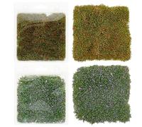 Cayway 2 Pz Shrub Flower Cluster, Statica Ciuffo Erba, Ciuffo D'erba Statico, Paesaggi Ciuffi D'Erba per Il Paesaggio del Giardino Fai Da Te, Viola e Rosso