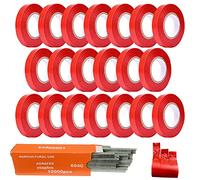 Cayway 21 Pacco Legatrice per Piante, Legatrice per Piante Vigneto Pomodori, 20 Pz Nastri per Vivaio, 1 Scatola di Graffette per UVA, Pomodori e Viti