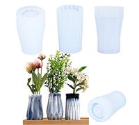 Cayway 3 Pz Stampo in Resina Vaso Forale Stampo Resina per Bottiglie, Stampi per Resina Silicone Bottiglia per Resina Epossidica, Decorazioni per La Casa