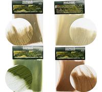 Cayway 4 Confezione Erba In Miniatura Statico Erba Modello, Modello Grappoli D'erba, Modello Grappoli D'erba Grappoli di Fiori per Ferrovia Paesaggio Sabbia Militare Layout Modello