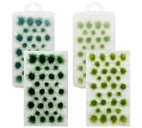 Cayway 64 Pz Ciuffo D'erba Statico, Paesaggi Ciuffi D'Erba Erba Statica, Ciuffo di Erba Statica Erba Statica Ciuffo per La Ferrovia Del Paesaggio Del Treno, Verde Scuro e Verde Chiaro