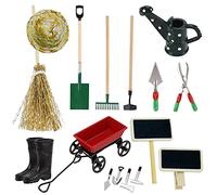 Cayway Attrezzi da Giardino in Miniatura, Giardinaggio in Miniatura Casa Delle, Giardino in Miniatura Decorazioni per Case Delle