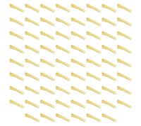 Cayway Clip per capelli in metallo, clip per capelli in metallo per fermagli per capelli a testa piatta per acconciatura, accessori fai da te (70 pezzi, oro)