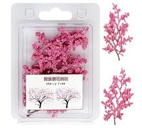 Cayway Modello Alberi, Ciuffo D'erba Statico, Shrub Flower Cluster, Paesaggi Ciuffi D'Erba per Il Paesaggio del Giardino Fai Da Te, Rosa