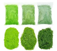 Cayway Paesaggi Ciuffi D'Erba Modello, Muschio Verde Artificiale per La Ferrovia Del Paesaggio Del Treno (Style E)