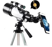 CAZARU Addadapter, telescopio astronomico, telescopio Professionale per Adulti, Specchio rifrattore, Vista Orizzontale, Escursionismo, Aumento Massimo 336x
