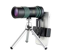 CAZARU Binocolo per Adulti, telescopio monoculare con Ottica a Doppia Messa a Fuoco 8-24X30, Lente FMC Verde con Prisma Bak-4 per viste eccellenti all'aperto, Giorno e Notte, Design Compatto,