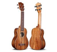 CAZARU Materiale in Teak per Ukulele da Concerto Acustico da 21 Pollici, Il Mio Primo Ukulele Soprano per Chitarra