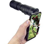 CAZARU Telescopio monoculare 8-12 per Smartphone Telescopio per Bambini 4K 10-300X40mm Telescopio monoculare con Zoom Super teleobiettivo, Impermeabile, Antipolvere, Antiurto, treppiede in Metallo