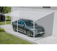 Cazeboo Tettoia per terrazza, auto addossata KLEO 500L300 alluminio Bianco