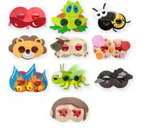 Cazenove - Bicchieri delle 10 Piaghe per la Cena di Pasqua (rifatti e migliorati). Le maschere sono perfette per i bambini (e per i bambini nel c