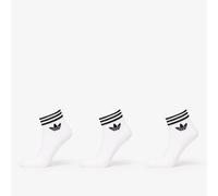 Cazini adidas 3-Stripes Anke Socks 3-Pack White L