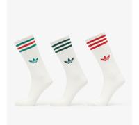 Cazini adidas 3-Stripes High Crew Socks 3 Pairs Off White/ Off White/ Off White L