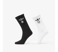 Cazini adidas Footba Embroidered Crew Socks 2 Pairs White/ Back L
