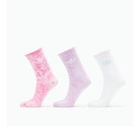 Cazini adidas Tie Dye Crew Socks 3-Pack Biss Pink L
