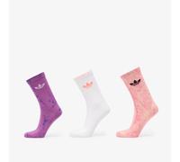 adidas Calzini Tie Dye Crew Socks 3 Pairs in Rosa L