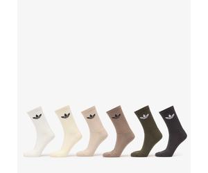 Cazini adidas Trefoi Crew Sock Cushion 6-Pack Coud White L
