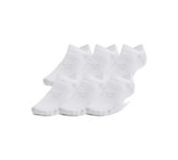 Under Armour Unisex UA Essential No Show 6pk, Calze Sportive con Tecnologia Anti-Odore, Calzini Corti a Compressione, Fantasmini Uomo e Donna