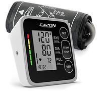CAZON Misuratore di Pressione Sanguigna, Digitale Automatico da Braccio per uso domestico Misuratore di frequenza cardiaca