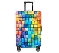 Cazqgoy Suitcase - Custodia protettiva da viaggio, con chiusura lampo, colore: Multicolore, blu, s, Suitcase Cover