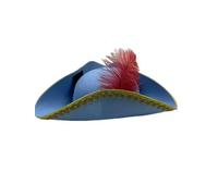 Cazqgoy Three Horn Pirate Hat for Men and Women,Pirate Party Cap Cosplay,Halloween Costume Accessories (Green)