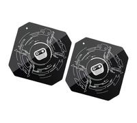 CAZSTYK 1 paio di pellicole rotonde e quadrate per la dissipazione del calore, per telefoni cellulari, riduce efficacemente il surriscaldamento, estremamente sottile tappetino di raffreddamento