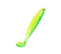 CAZSTYK 10.1 Centimetri 10.2g Esche da Nuoto per Acqua salata T Coda Esche da Pesca Morbide Paddle Tail Swimbaits Artificiale Richiamo Pesca Morbido per la