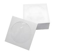 CAZSTYK 12 cm di carta bianca per CD, DVD, dischi, organizer leggero e portatile, ideale per organizzare musica e film, organizer multiuso