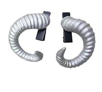 CAZSTYK 1pair Gothicismo Demoni Corno Copricapo Halloween Cosplay Copricapo Corno di Pecora Copricapo Accessori Per Capelli Fotografia Delle Donne Puntelli