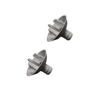 CAZSTYK 2-Pack Air Conditioner Drain Hose Connector Elbow, 3/5 Inch (15mm) Leak-Proof Drain Pipe Fitting with Rubber Ring, PVC Replacement Part for Window AC & Mini-Split Units
