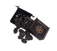CAZSTYK 24 antichi stili di pietra runica in legno per pratica spirituale include guida per principianti ai simboli delle rune norvegesi divinazione norvegesi