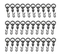 CAZSTYK 30 pezzi ad alta resistenza cuscinetti a sfera da pesca barili girelle esche connettori clip per acqua salata d'acqua dolce barili da pesca girelle