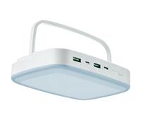CAZSTYK 4Slot 21700 - Custodia con batteria per luce esterna a LED in ABS, durata e portabilità, ideale per attività notturne, custodia per istituti di alimentazione a LED