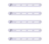 CAZSTYK 5Pcs Organizzatori di Cavi Fascette Clip di Gestione Del Cavo di Ricarica Gestione Del Filo In Silicone Supporto Auricolare Linea Dati Avvolgitore