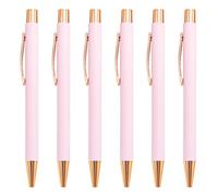 CAZSTYK 6x/Set 1.0mm Penna A Sfera Retrattile Journaling Scrittura Liscia Forniture di Cancelleria Per