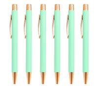 CAZSTYK 6x/Set 1.0mm Penna A Sfera Retrattile Journaling Scrittura Liscia Forniture di Cancelleria Per