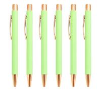 CAZSTYK 6x/Set 1.0mm Penna A Sfera Retrattile Journaling Scrittura Liscia Forniture di Cancelleria Per