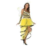 CAZSTYK Accessori per costume da api da miele: fascia, tutus, guanti con ali per cosplay e tutù divertenti, Multicolore, M