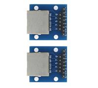 CAZSTYK Adattatore da RJ45 a DIP2.54 con indicatori LED, 2pcs | Facile monitoraggio e risoluzione dei problemi nelle configurazioni rete per la verifica della connessione