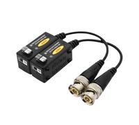 CAZSTYK Adattatore video balun CCTV professionale supporta una risoluzione di 8 MP oltre 300 m tramite cavo di rete Twisteds Pair Installazione BNC a Ethernet Extender per sistemi CCTV