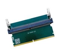 CAZSTYK Adattatori per tester di memoria DDR5 SO DIMM ad alta velocità per riparazioni e diagnostica hardware Convertitori di memoria da laptop a desktop