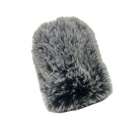 CAZSTYK Antivento per microfoni Multiuso, Black And White Tip | Per podcast e streaming live, acquisizioni vocali chiare in qualsiasi ambiente, riduce rumore durante le