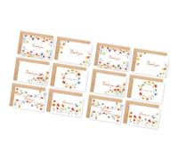 CAZSTYK Biglietti d ' auguri pieghevoli multiuso Articoli cancelleria per feste con motivi floreali per buste invito per feste Design biglietti ringraziamento per matrimoni