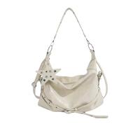 CAZSTYK Borsa tote a spalla morbida da donna | Borsa a tracolla in PU con cerniera e hardware con borchia a stella, pronta per trasporto quotidiano