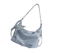 CAZSTYK Borsa tote a spalla morbida da donna | Borsa a tracolla in PU con cerniera e hardware con borchia a stella, pronta per trasporto quotidiano