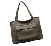 CAZSTYK Borse da ufficio in nylon casual borsa a tracolla spaziosa borsa a tracolla per essenziale quotidiano con organizzazione e Comfor TWear pratica borsa in nylon, Verde, One Size
