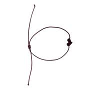 CAZSTYK Bracciale ' amicizia a forma cuore con perline realizzato artigianalmente, lunghezza regolabile, materiali morbidi, elegante accessorio per tutti i giorni, fascia d ' amore alla