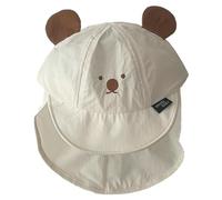CAZSTYK Cappello da pescatore ad asciugatura rapida, leggero, per bambini, ad asciugatura rapida, protezione solare per il collo, per attività all'aperto, secchio per ragazze, Bianco latte, Taglia